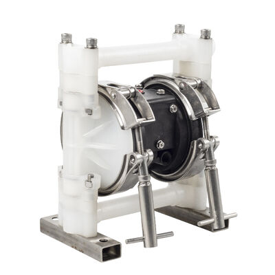 Double Booster 3/8 INCH Air Operated Diaphragm Pump met een doorstroming van 26,5 L/M