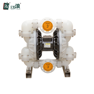 Flensaansluiting 3 inch kunststof pneumatische membraanpomp voor de chemische industrie