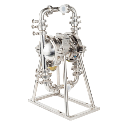 Lucht aangedreven roestvrij staal dubbele diafragma pomp 1 inch met hoge duurzaamheid-voedsel-grade pomp