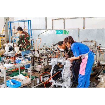 PP 1/2 inch pneumatische membraanpomp met maximale druk van 100 psi en maximale stroom van 15 gpm voor industriële voorzieningen