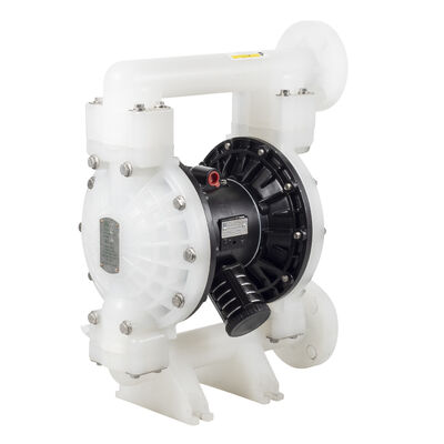 PP-materiaal Plastic Diaphragm Pump met maximale druk van 120 psi en maximale stroom van 90 gpm