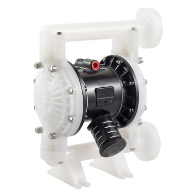 PP-materiaal Plastic Diaphragm Pump met maximale druk van 120 psi en maximale stroom van 90 gpm