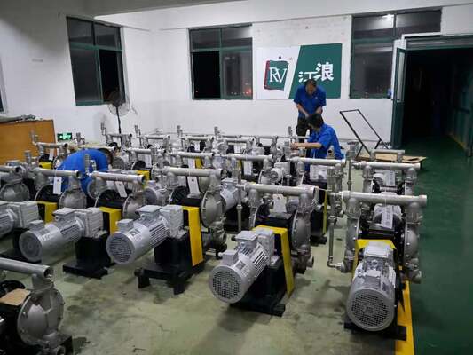 2 inch elektrische membraanpomp met explosieveilige motor 10,5 m³/u debiet voor toepassingen met lage druk