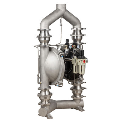 Nieuw Ontwerp Pneumatische Poederpomp met PTFE Membraan en 150 gpm Debiet voor Industriële Toepassingen