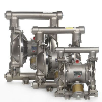 AODD-pomp van roestvrij staal met pneumatische energiebron voor afvalwaterzuivering en irrigatie