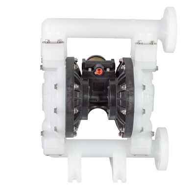 Luchtbediende dubbele membraanpomp met polypropyleen schaal, lagedruk en 1 1/2 inch uitlaat