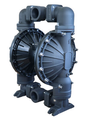 2 inch aluminium pneumatische dubbele diafragma pomp 120 psi grote stroom voor bewerking en zuivering van afvalwater